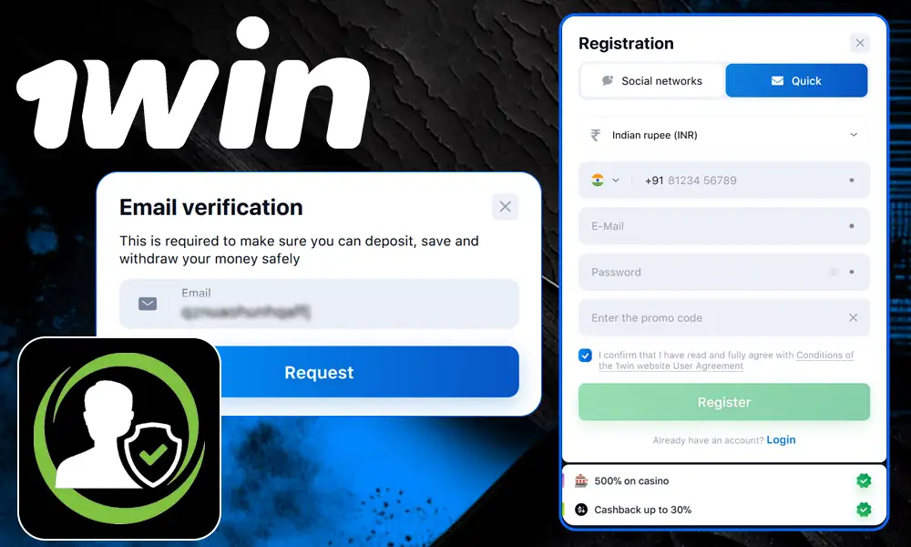 1Win India Registration